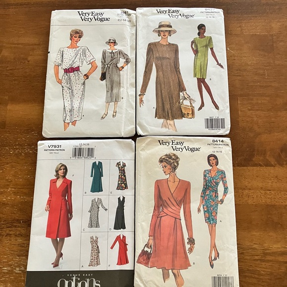 Vogue Other - Vogue Vintage Woman’s Sewing Patterns All Sizes 12-14/16.
